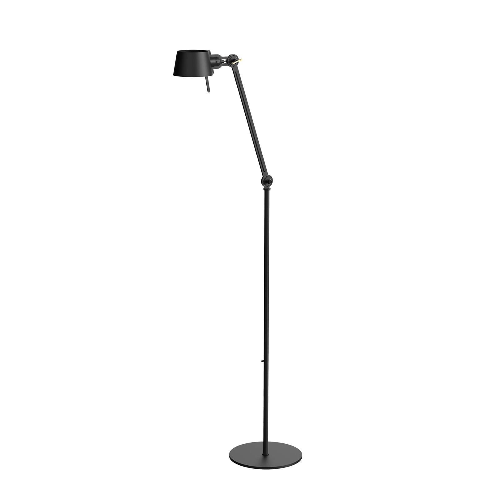 Tonone Bolt Floor Long 1 arm in de kleur smokey black.