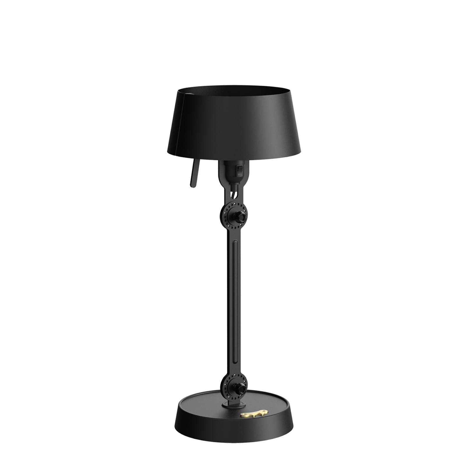 Tonone Bolt Table Small tafellamp in de kleur smokey black.
