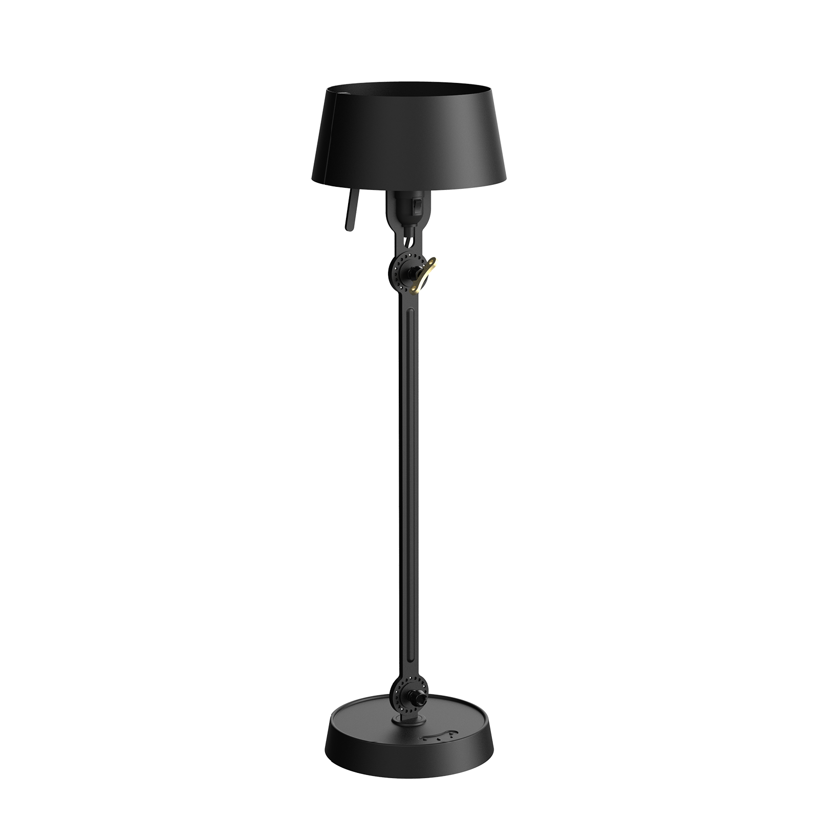 Tonone Bolt Table Standard tafellamp in de kleur smokey black.