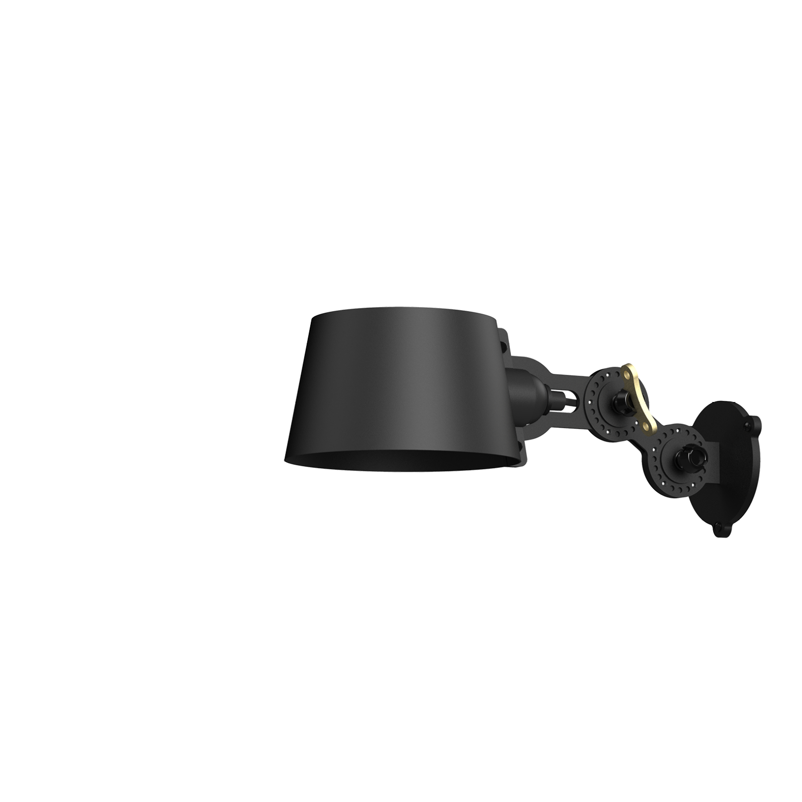 Tonone Bolt Wall Sidefit Mini wandlamp in de kleur smokey black.