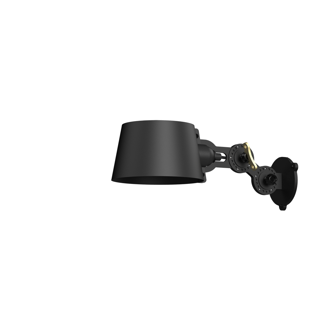 Tonone Bolt Wall Sidefit Mini wandlamp in de kleur smokey black.
