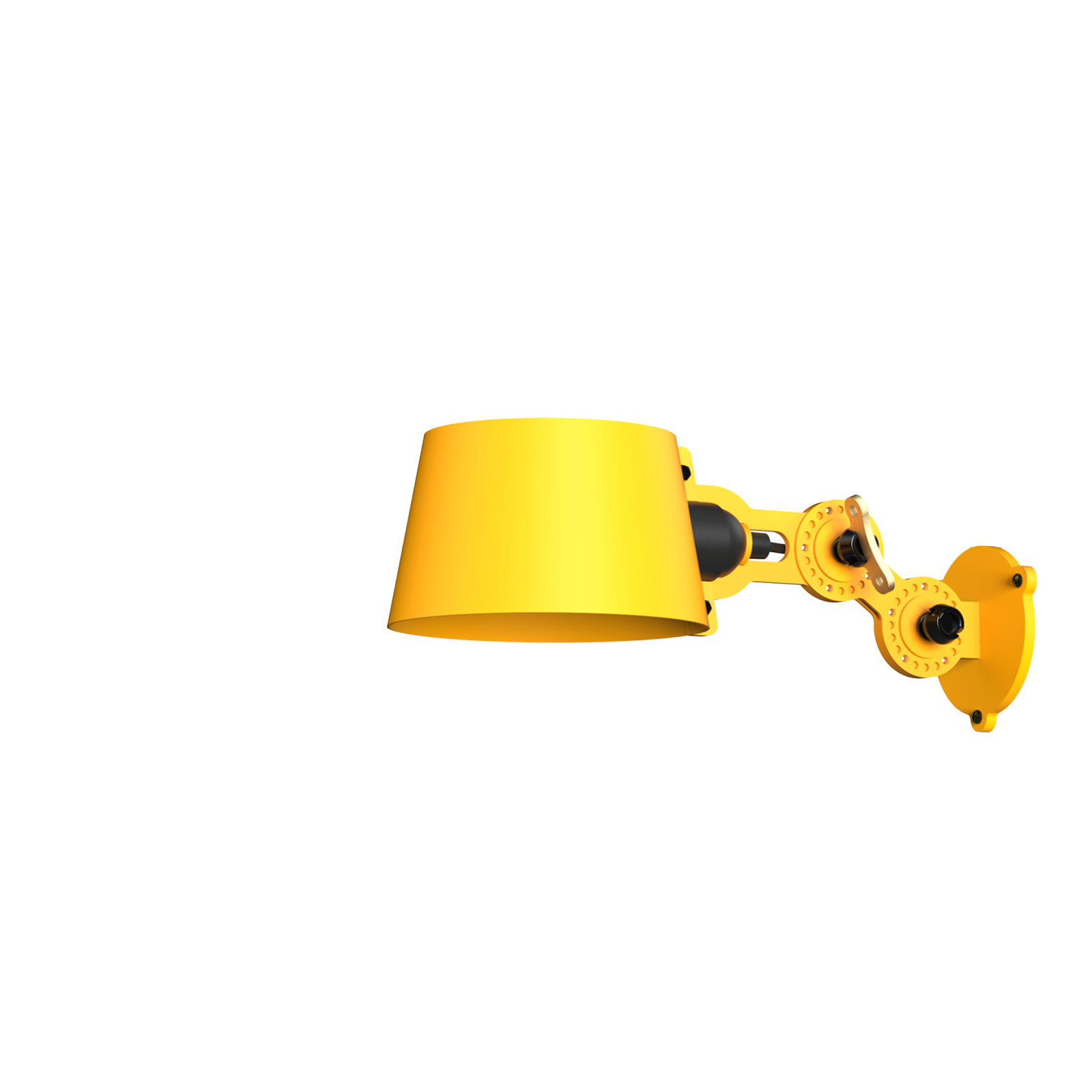 Tonone Bolt Wall Sidefit Mini wandlamp in de kleur sunny yellow.