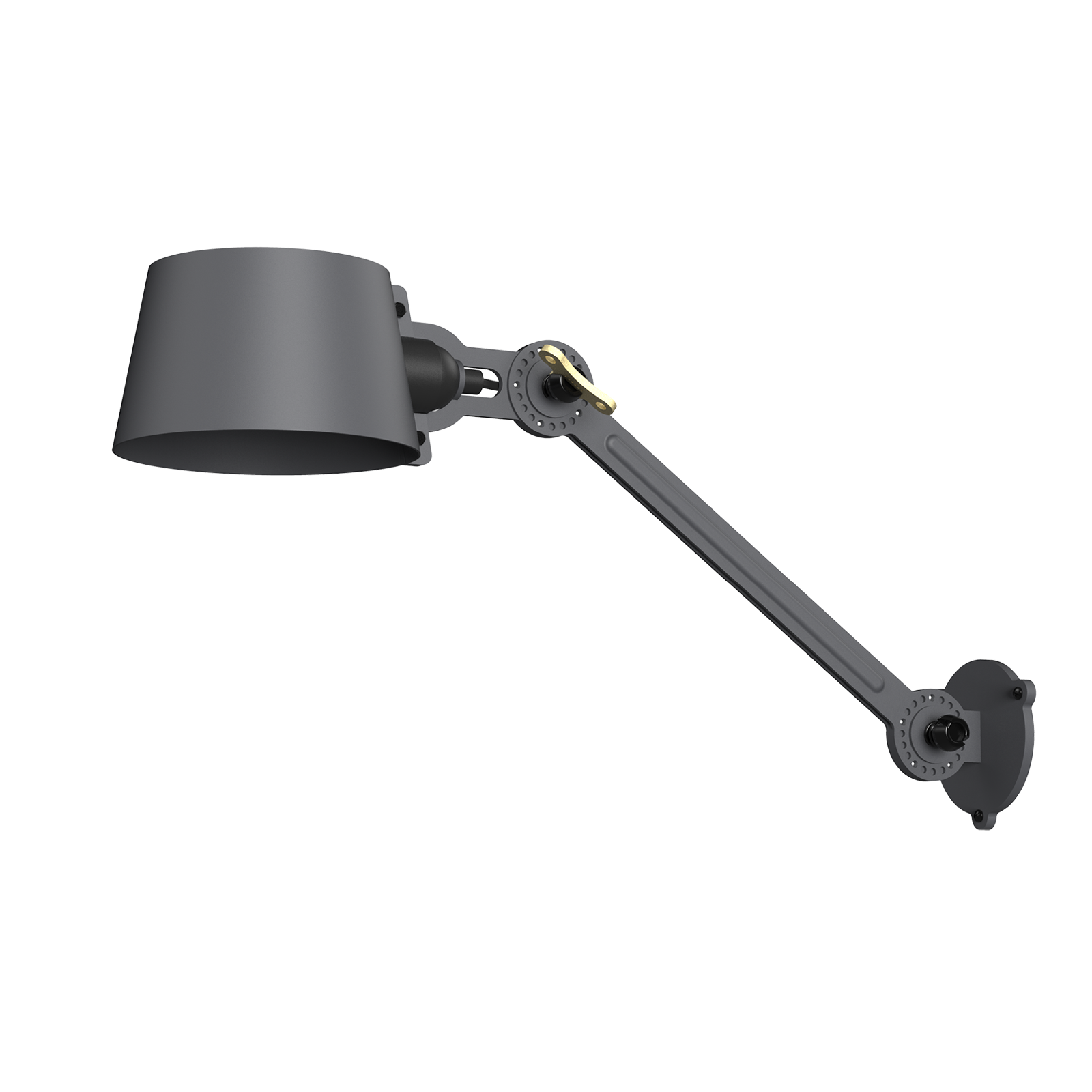 Tonone Bolt Wall Sidefit wandlamp in de kleur midnight grey.