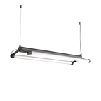 Tonone Mr. Tubes LED Double hanglamp in de kleur smokey black.
