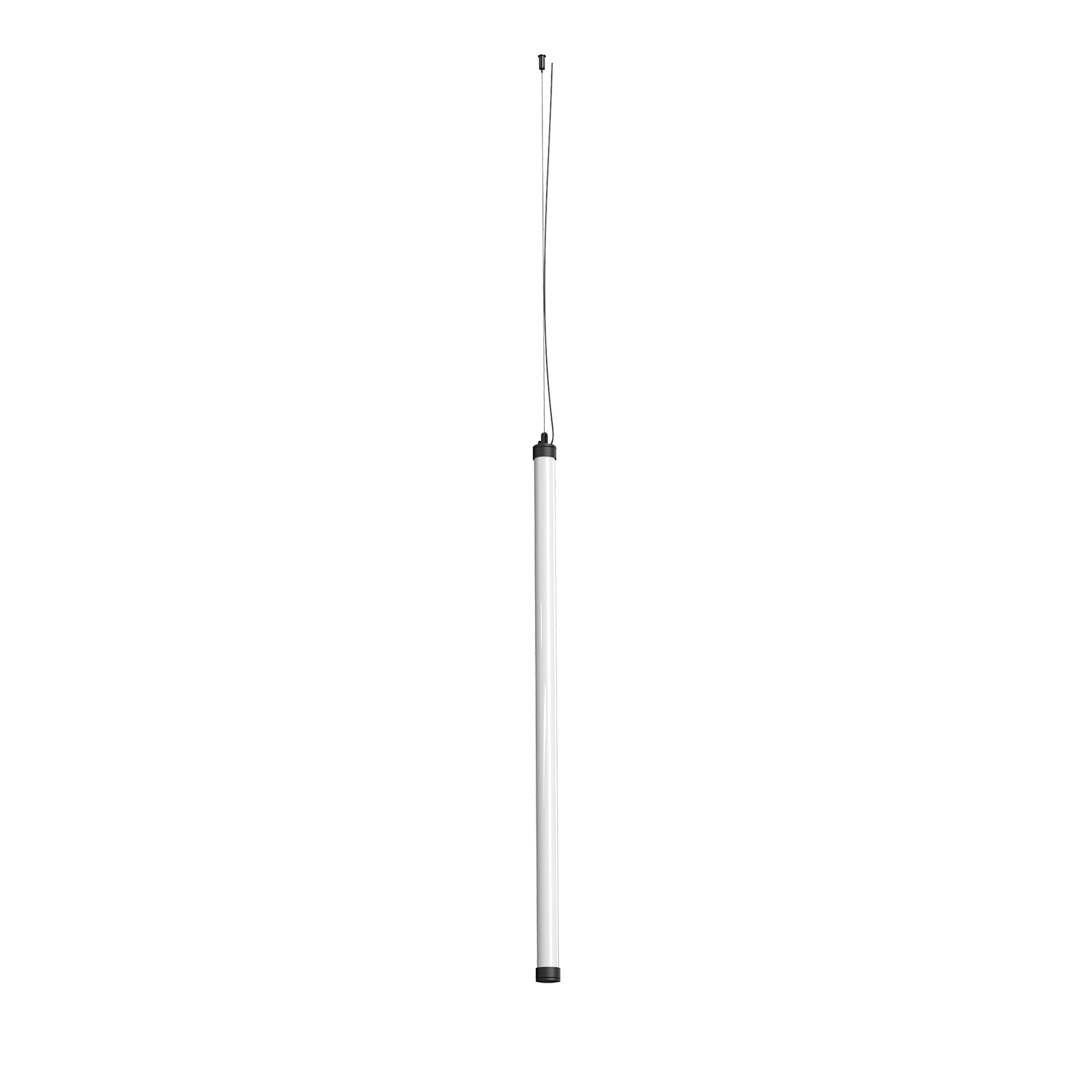 Tonone Mr. Tubes LED Pendant Vertical hanglamp 1000 mm in de kleur smokey black.