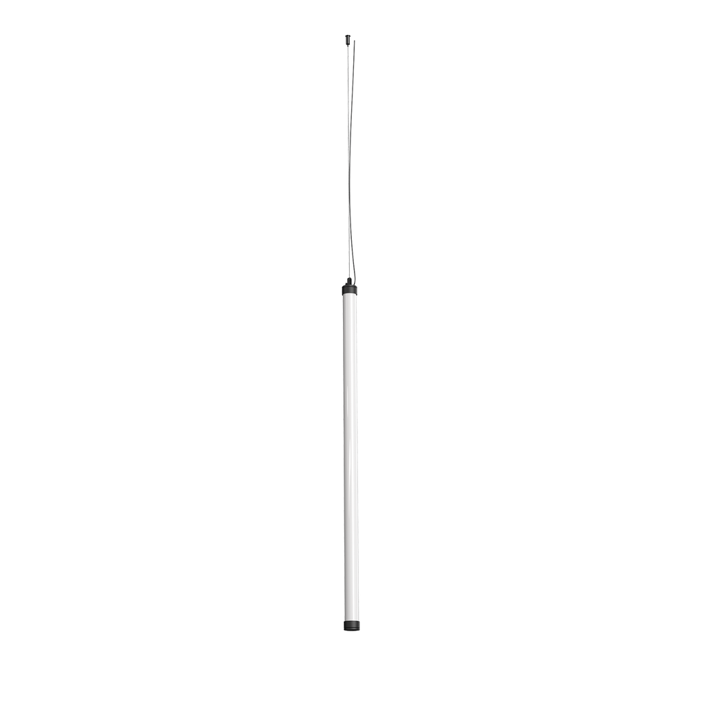 Tonone Mr. Tubes LED Pendant Vertical hanglamp 1000 mm in de kleur smokey black.