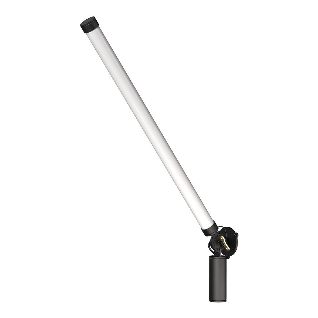 Tonone Mr. Tubes LED Wall wandlamp - driver op constructie in de kleur smokey black.
