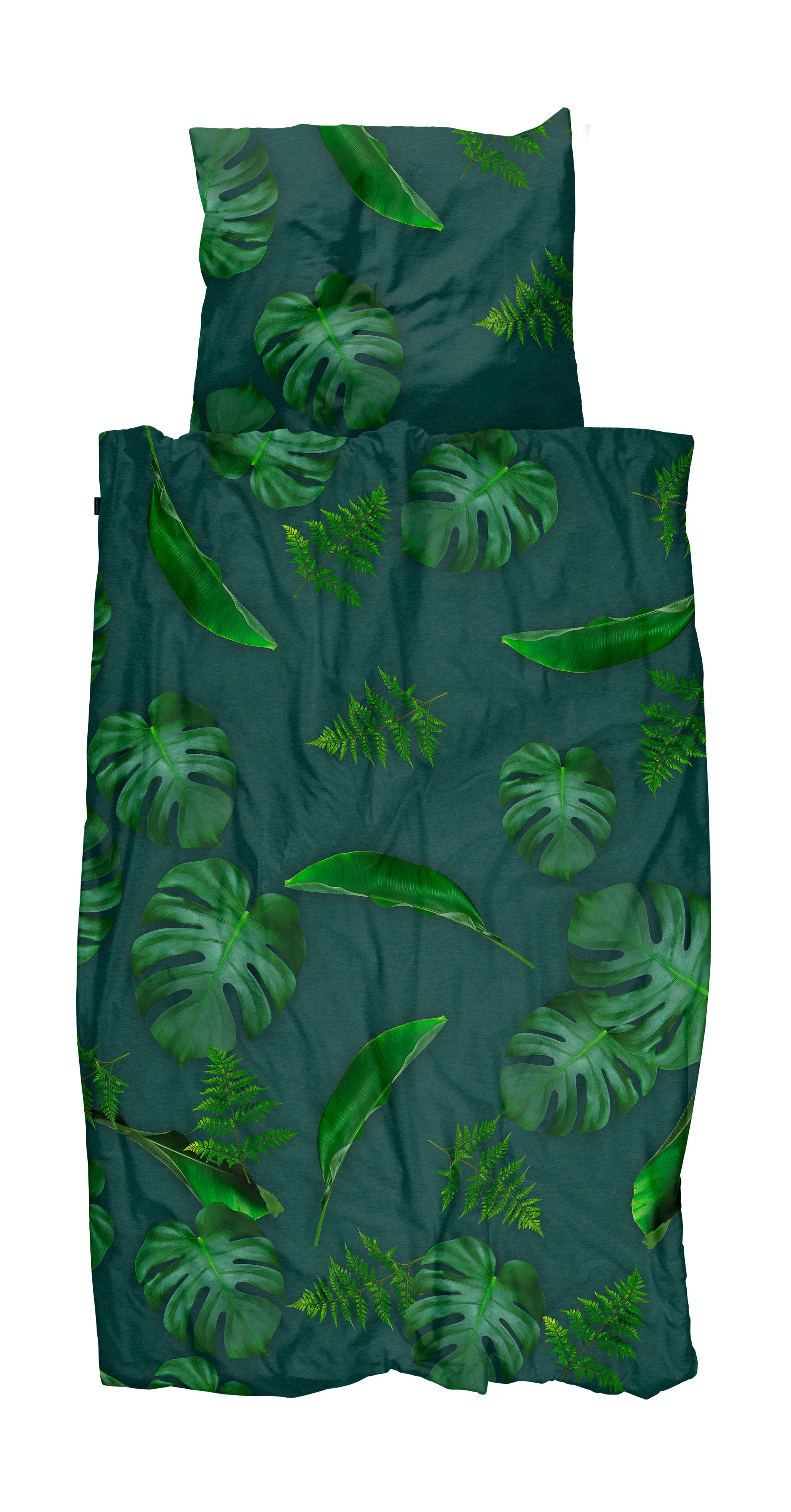Snurk Monstera Bladeren dekbedovertrek