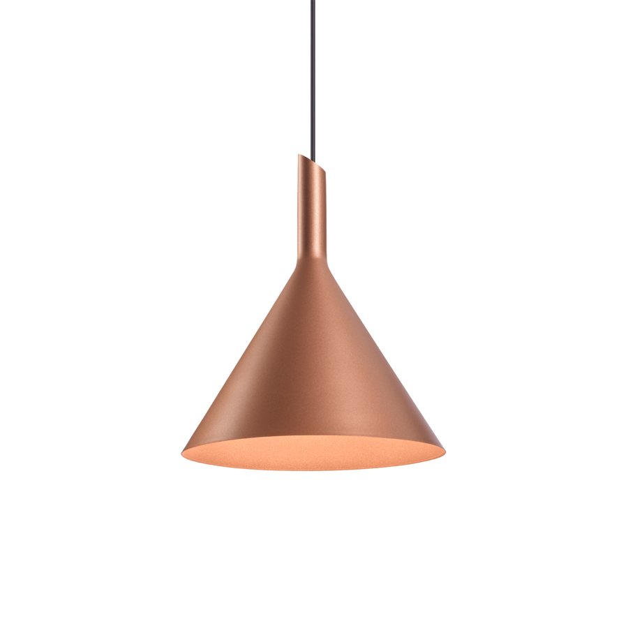 Wever & Ducré Shiek 3.0 plafondlamp koper met koper.