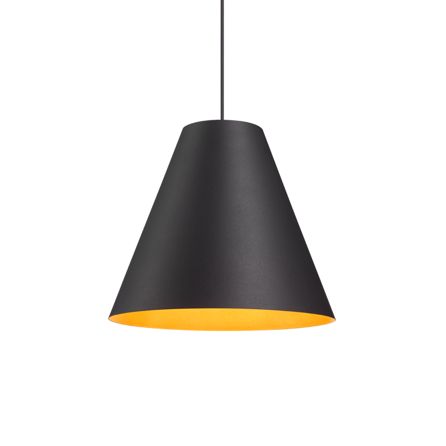 Wever & Ducré Shiek 5.0 plafondlamp zwart met goud.
