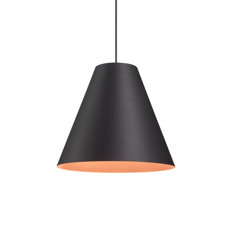 Wever & Ducré Shiek 5.0 plafondlamp zwart met koper.