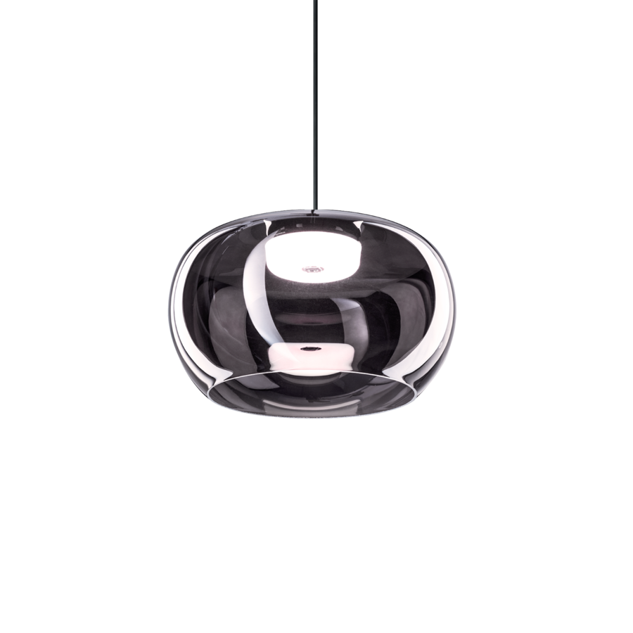 Wever & Ducré Wetro 3.0 plafondlamp smokey black.